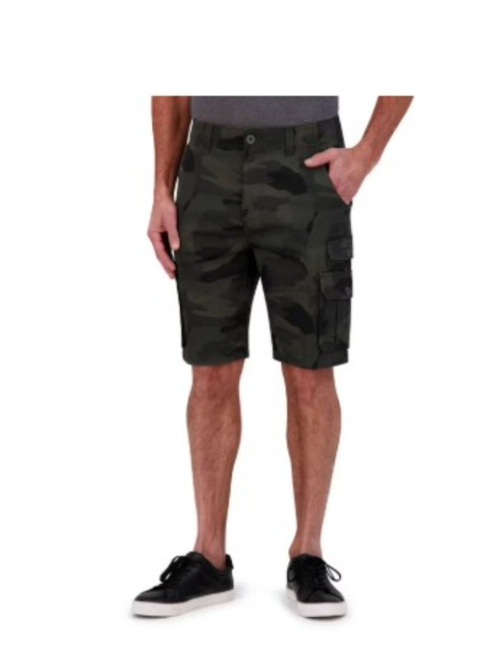 IRON Co Men's Flex Waistband Stretch Twill Multi Pocket Camo Multiple Sizes